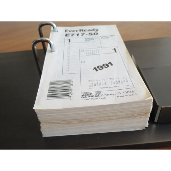 Vintage Smith Metal Arts Desk Set Pen Card Notes Holder Calendar Organizer - Picture 10 of 16